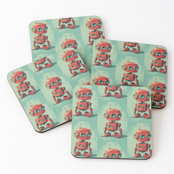 Item preview, Red Robot in a Green Candyland designed and sold by Piotrek0001.