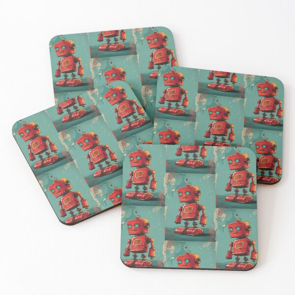 Item preview, Red Robot in a Green Candyland designed and sold by Piotrek0001.