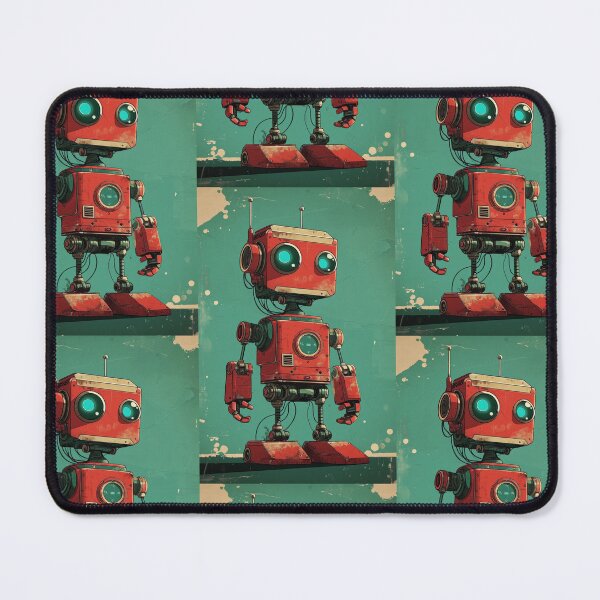 Item preview, Red Robot in a Green Candyland designed and sold by Piotrek0001.