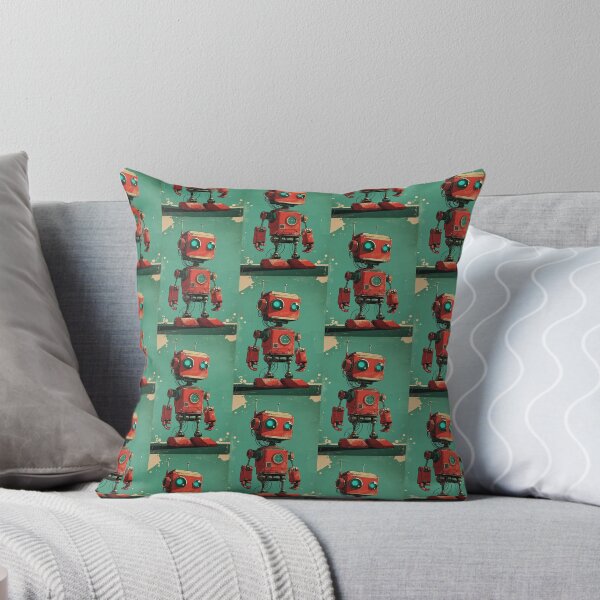 Item preview, Red Robot in a Green Candyland designed and sold by Piotrek0001.