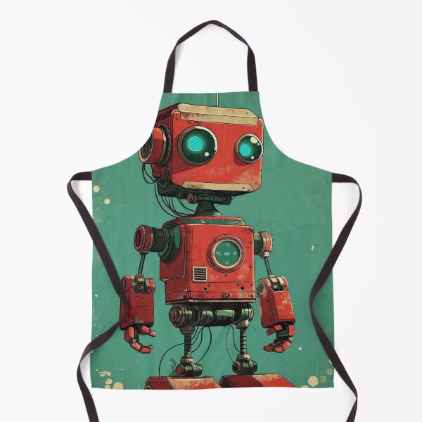 Item preview, Red Robot in a Green Candyland designed and sold by Piotrek0001.