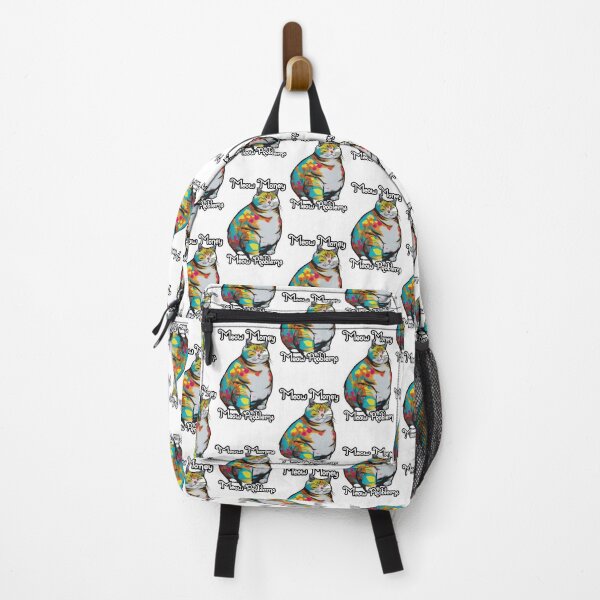Item preview, Feline Finance: Pop Art Fat Cat Wisdom "Meow Money, Meow Problems" designed and sold by MillennialVibe.