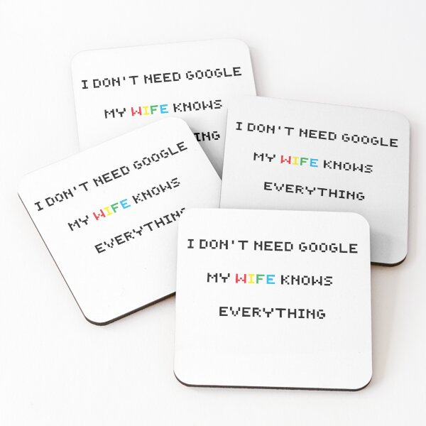 Item preview, i don't need google my wife knows everything pixel designed and sold by paintingshouse0.