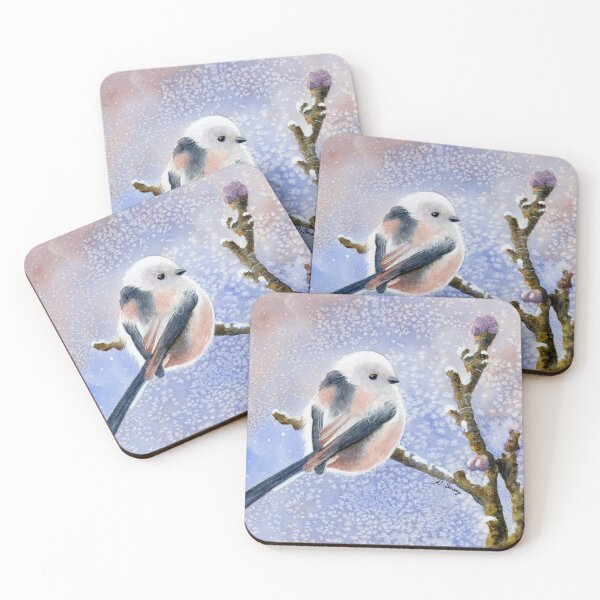 Item preview, Long tailed tit designed and sold by PurpleKimArt.