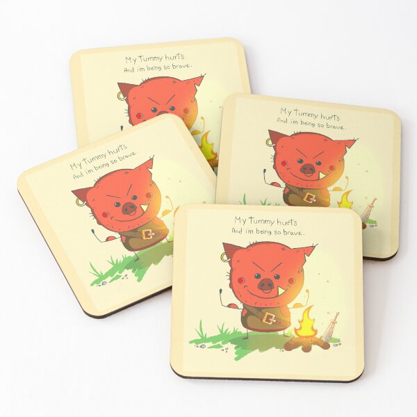Item preview, My tummy hurts, brave fantasy design designed and sold by GoblinGoblin.