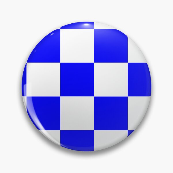 Item preview, Large Checkered - White and Blue designed and sold by JustPatterns2.