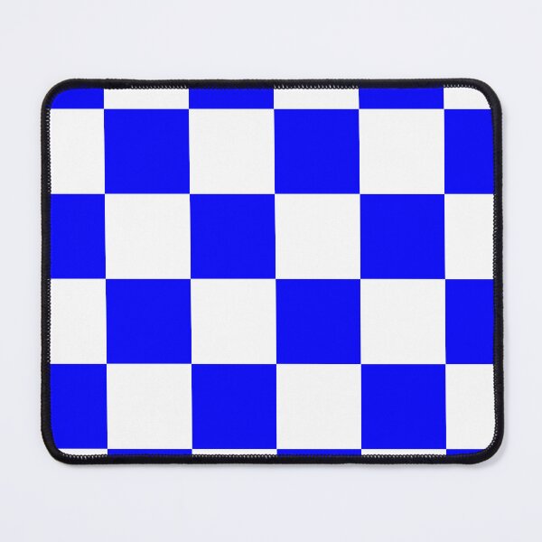 Item preview, Large Checkered - White and Blue designed and sold by JustPatterns2.