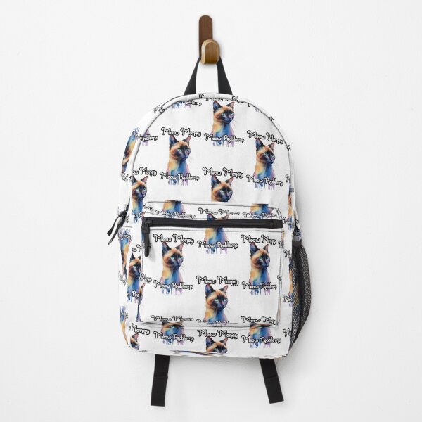 Item preview, Siamese Finance: Pop Art Siamese Cat Wisdom "Meow Money, Meow Problems" designed and sold by MillennialVibe.