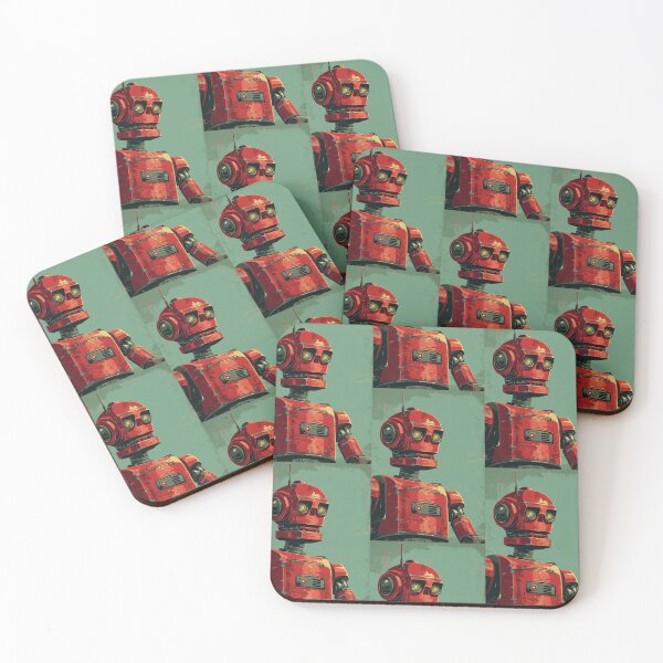 Item preview, Red Robot in a Green Candyland designed and sold by Piotrek0001.