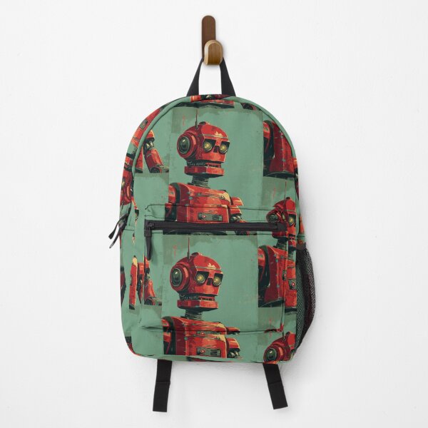 Item preview, Red Robot in a Green Candyland designed and sold by Piotrek0001.