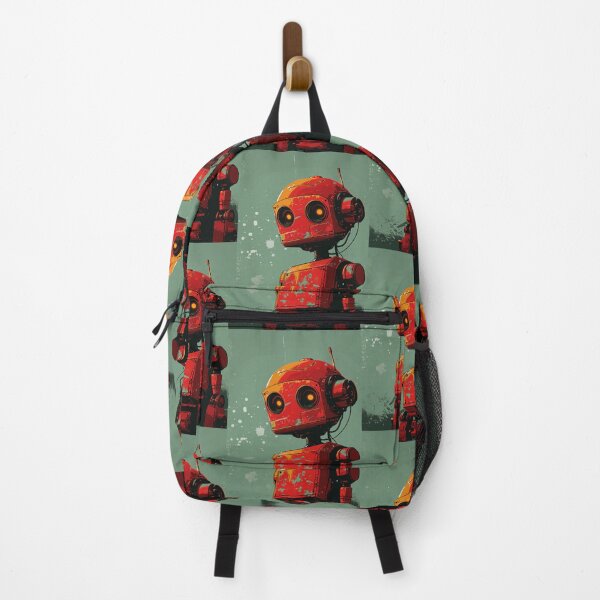 Item preview, Red Robot in a Green Candyland designed and sold by Piotrek0001.