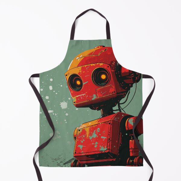 Item preview, Red Robot in a Green Candyland designed and sold by Piotrek0001.