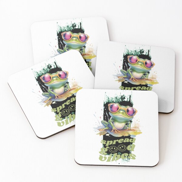 Item preview, Mr.Jump frog with sunglasses designed and sold by Ecmoprints.