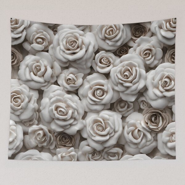 Aperçu de l'œuvre roses blanches créée et vendue par MyCraftForYOU.