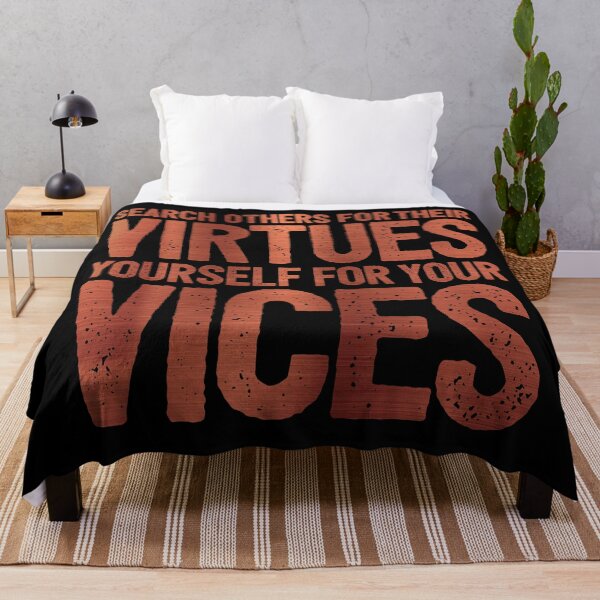 Item preview, Search others for their virtues, yourself for your vices. v.7 designed and sold by x1brett.