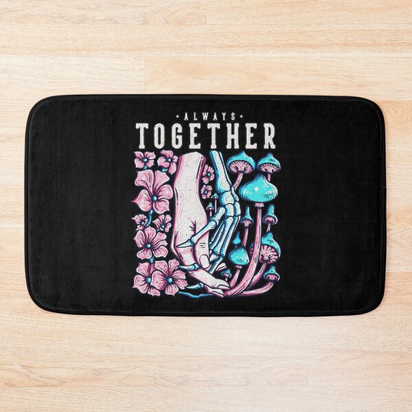 Item preview, Eternal Bond - Floral and Fungi Skeleton Hand Unity - Always Together designed and sold by RuyaFab.