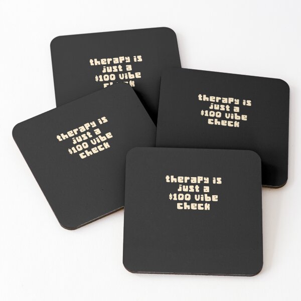 Item preview, therapy is just a $100 vibe check designed and sold by BritySpear.