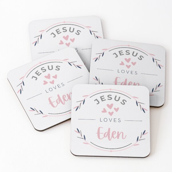 Item preview, Eden - Jesus Loves Eden / personalised name  designed and sold by Share-Blessings.