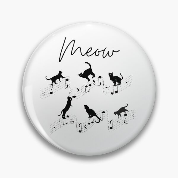 Item preview, Funny Meow Cat Playing Clef Notes  Music Gift designed and sold by Vignola7.