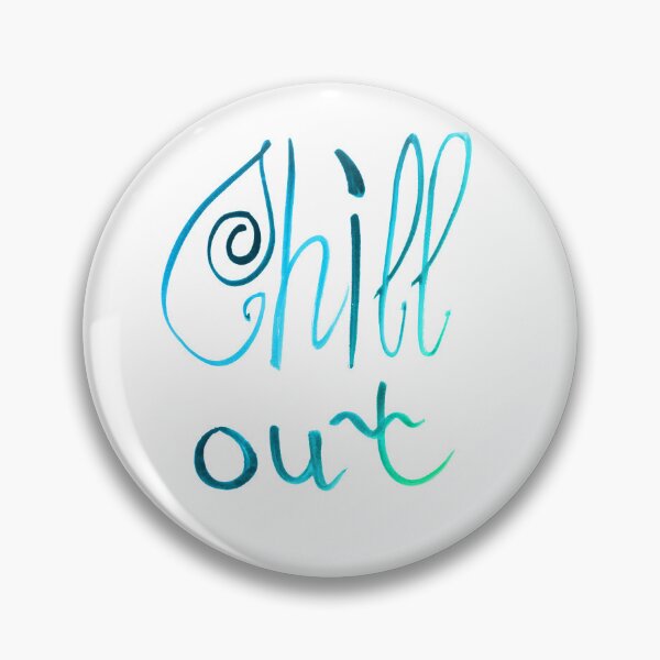 Artikelvorschau, Chill out Aquarell Schriftzug | Chill out Aquarell Malerei Worte Handlettering entworfen und verkauft von lausn.