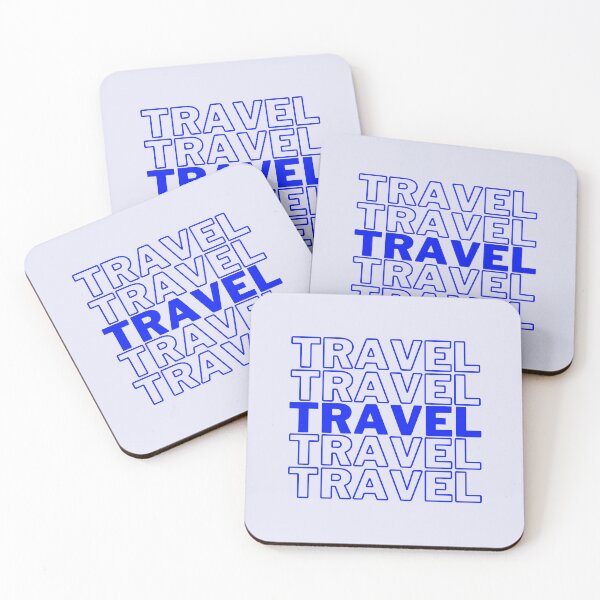 Item preview, Wanderlust Travel in Blue designed and sold by NAFDesigns.