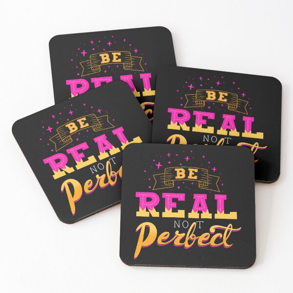 Item preview, Be Real not perfect - custom hand lettering for your favorite quotes designed and sold by designsoln1.
