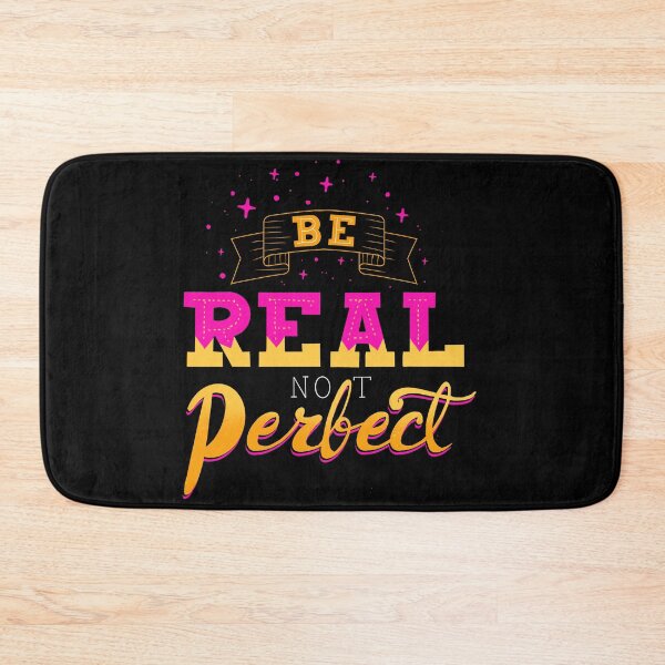 Item preview, Be Real not perfect - custom hand lettering for your favorite quotes designed and sold by designsoln1.