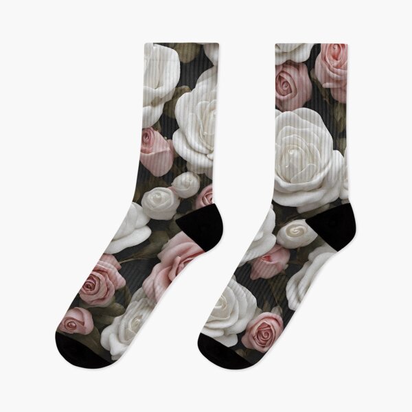Item preview, White and pink roses designed and sold by MyCraftForYOU.