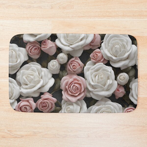 Item preview, White and pink roses designed and sold by MyCraftForYOU.
