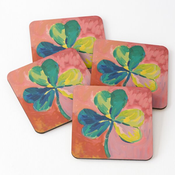 Item preview, Charm of the Clover- St. Patrick's Day Shamrock Hues in Minimalistic Bliss Generative AI designed and sold by OlfactoART Studio.