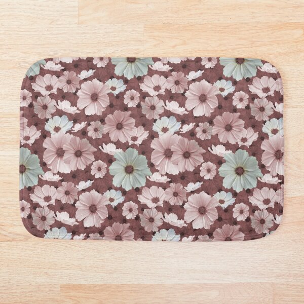 Item preview, Cosmos flower seamless pattern pink-white designed and sold by Studio Variatio.
