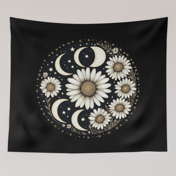 Item preview, Daisy Moon Phases designed and sold by SaltyStar.