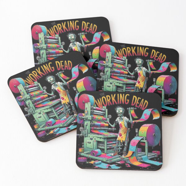 Item preview, The Working Dead - Flexo Printing designed and sold by hi-smile.