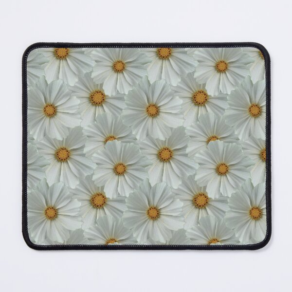 Item preview, Cosmos flower seamless patterns white designed and sold by Studio Variatio.