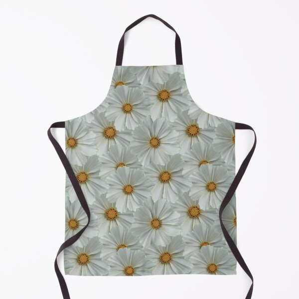 Item preview, Cosmos flower seamless patterns white designed and sold by Studio Variatio.