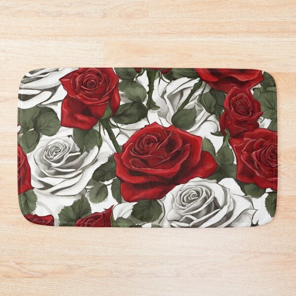 Item preview, Red and white roses designed and sold by MyCraftForYOU.