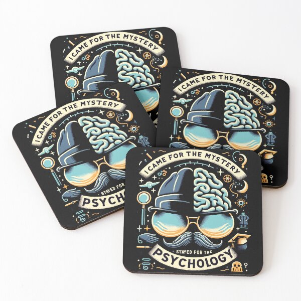 Item preview, Came For The Mystery. Stayed for the Psychology designed and sold by Shrouded Unraveled.