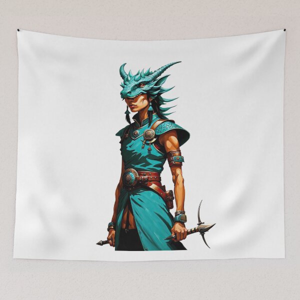 Item preview, Turquoise Rebel, Warrior dragon Queen designed and sold by filusattila.