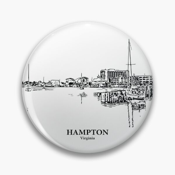 Artikelvorschau, Hampton - Virginia entworfen und verkauft von Lakeric Cityscapes.