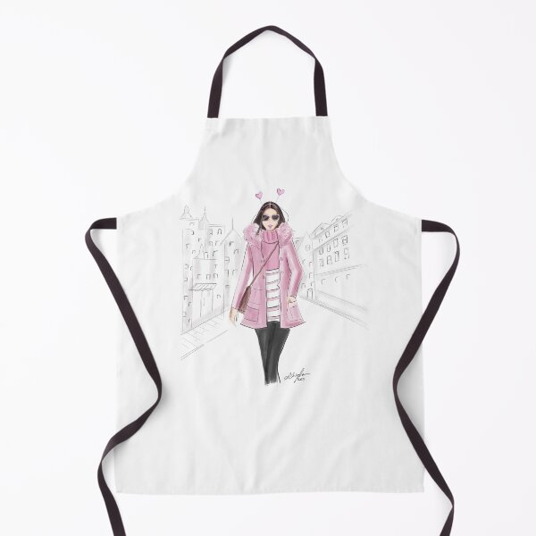 Item preview, fashion sketch, girly, pink, designed and sold by Meghaillustrat.
