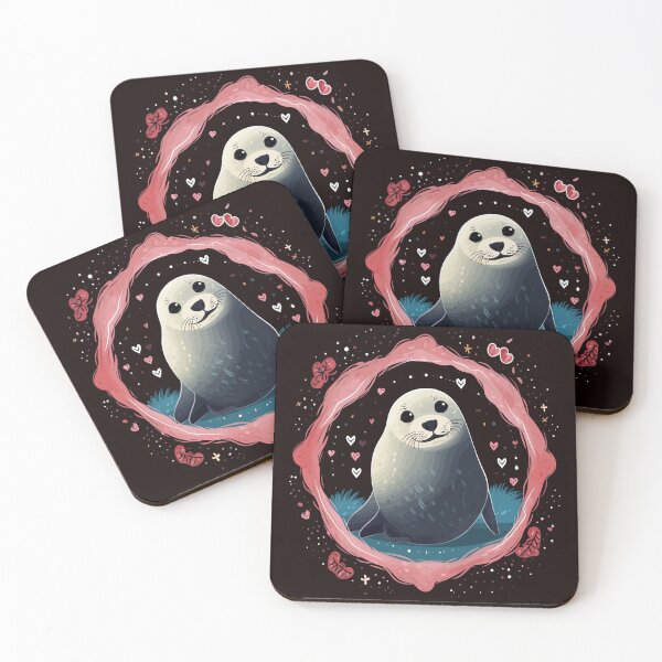 Item preview, Harp Seal Valentine designed and sold by creativellashop.