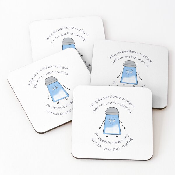Item preview, Funny Poem Salty Couplet “Not Another Meeting”  designed and sold by saltycouplets.