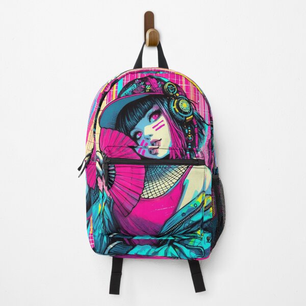 Item preview, Cyberpunk Girl with a Fan designed and sold by RESToRAPTOR.