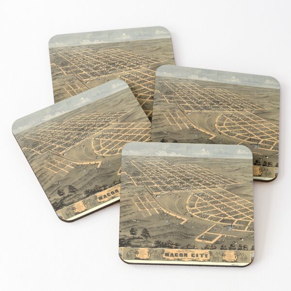Item preview, Macon City, Missouri (1869) designed and sold by allhistory.