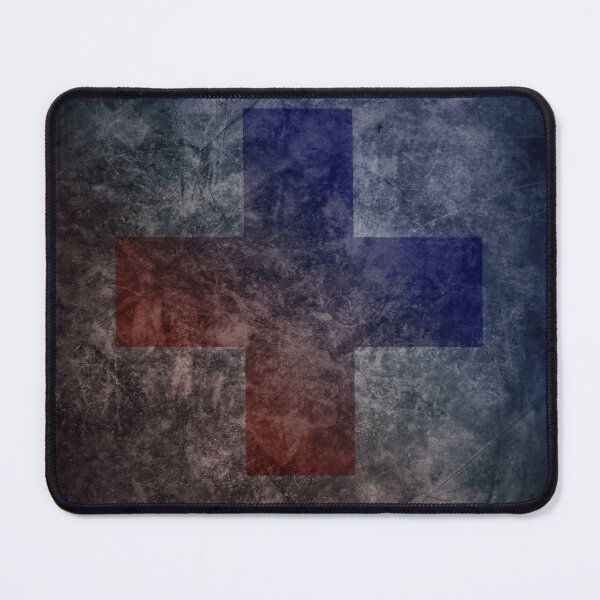 Item preview, Swiss and Ticino Flag with Cross on Texture Background designed and sold by Mats Silvan.