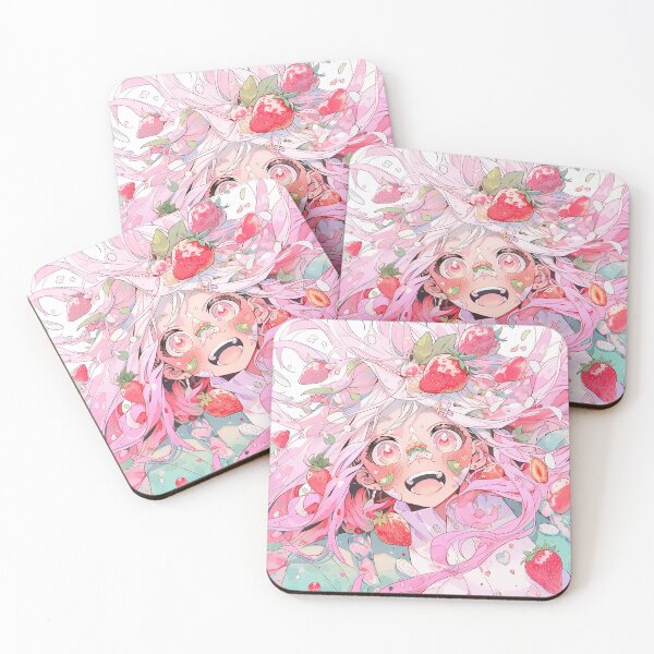 Item preview, Playful Strawberry Splash Anime Girl designed and sold by bubblegoth.