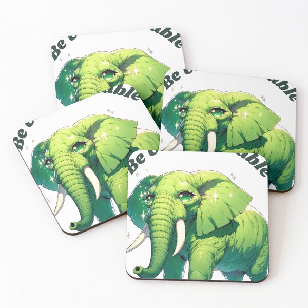 Item preview, Be Unforgettable Green Elephant Bipolar Awarness designed and sold by kylmllr101684.