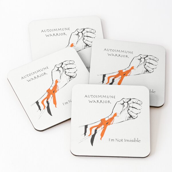 Item preview, Autoimmune Warrior: I'm Not Invisible designed and sold by @ndrys.