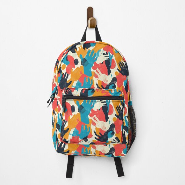 Item preview, Abstract Painting Pattern made out of Human Hands designed and sold by Sp3ctrumOfColor.