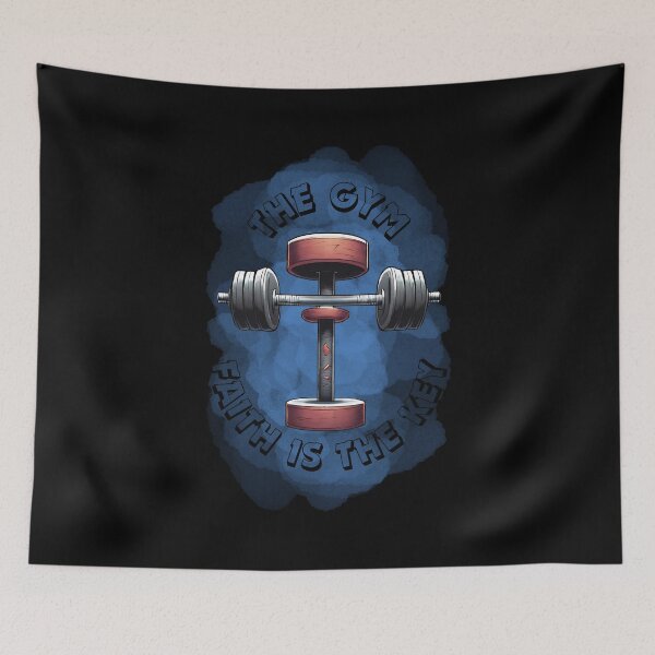 Item preview, Gym Life The Gym Faith Is The Key  designed and sold by TajfunX.